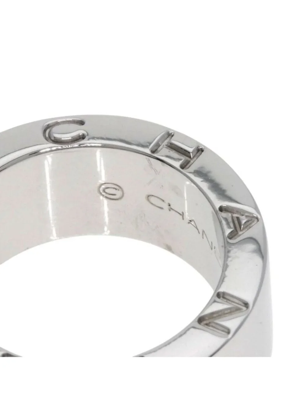 Chanel Signature Ring 18k White Gold - Picture 8 of 10